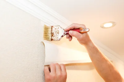 Pose de papier peint à Fourches — revêtements muraux et toiles de verre